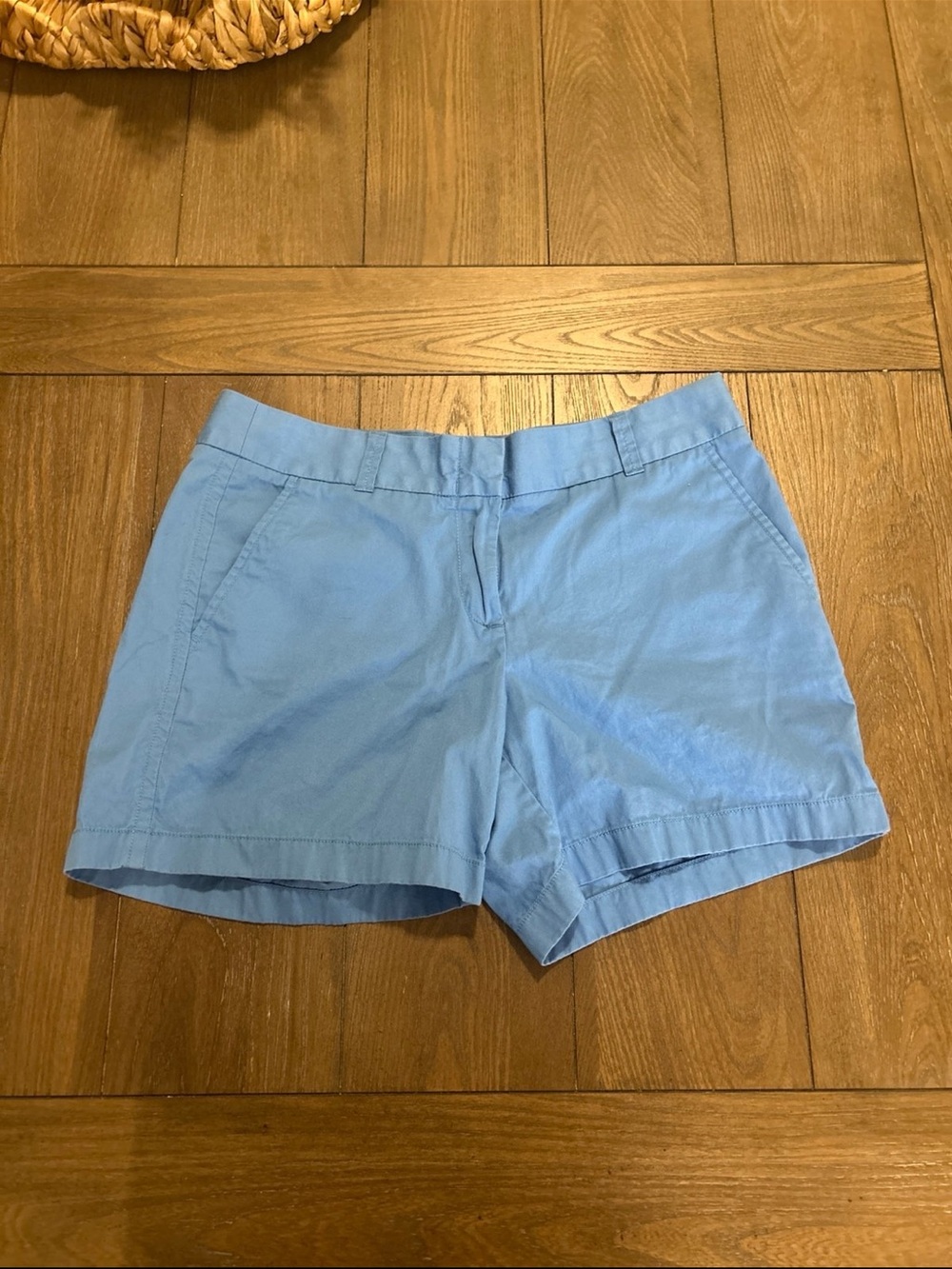 J. Crew Sky Blue Cotton Chino Shorts